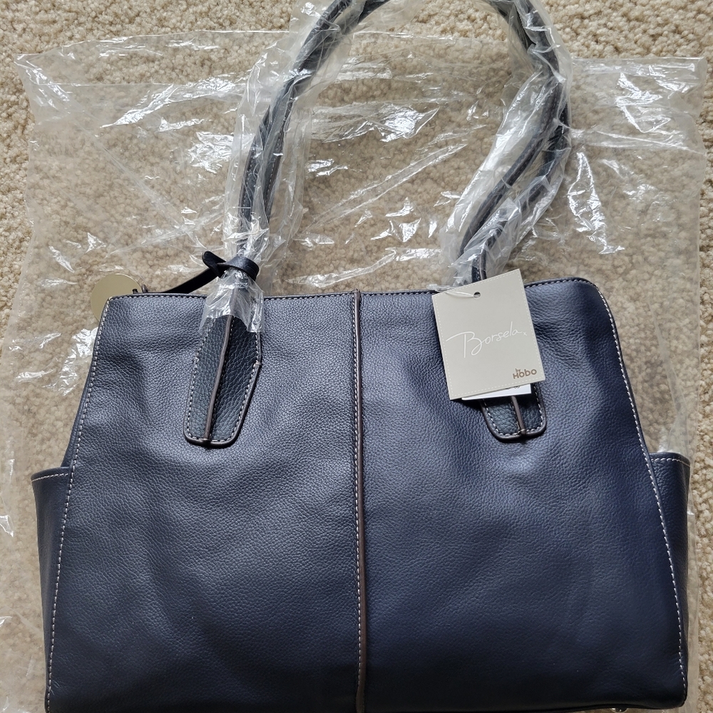 Borsela by Hobo International Leather Shopper Tote